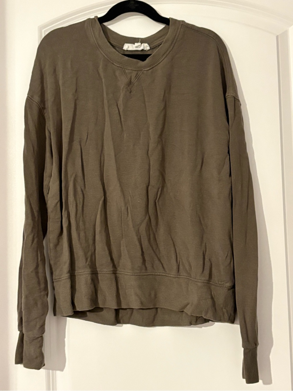 Workshop Olive Green Crewneck Sweatshirt